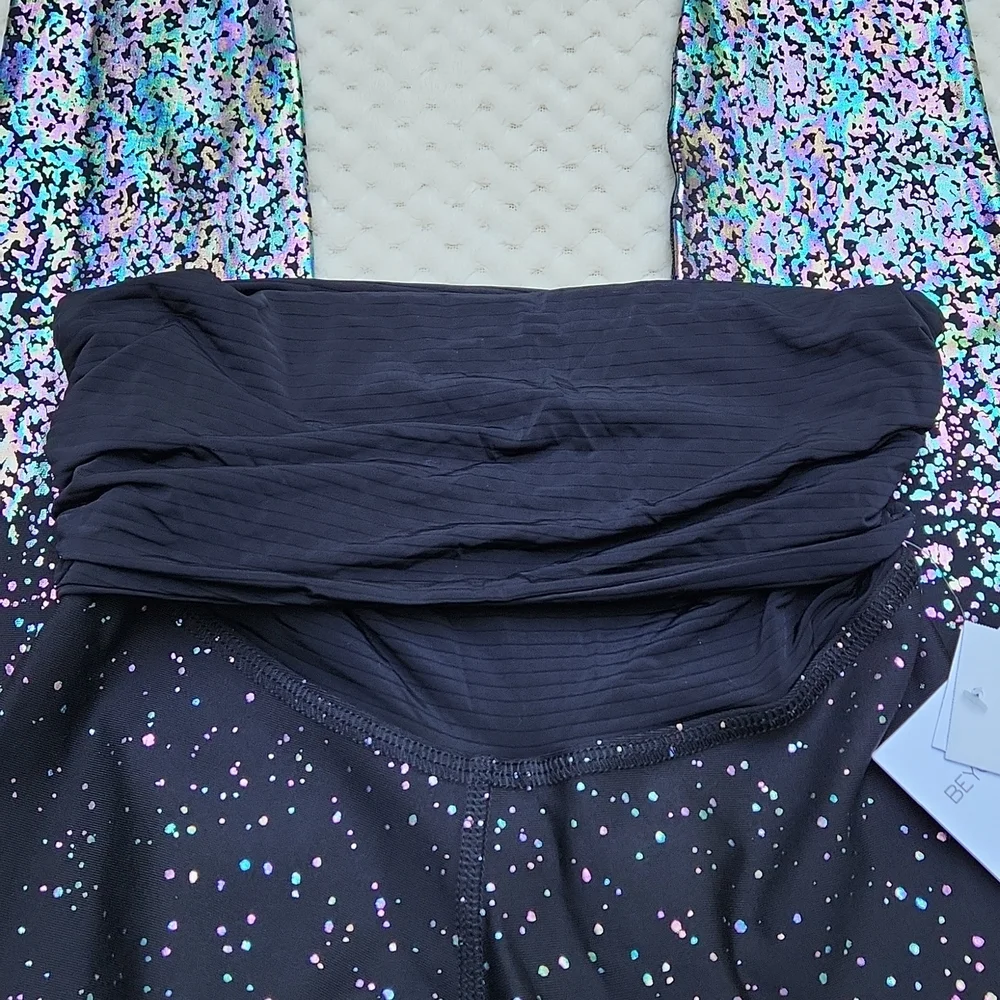 **HP**Nwt Beyond Yoga Beyond the Bump Alloy Ombre Leggings - Picture 4 of 12